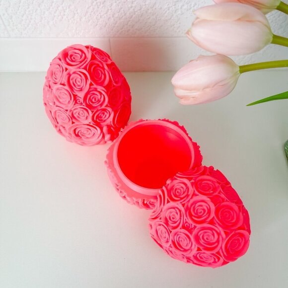 Large Rose-Covered Easter Eggs โ Handcrafted Party Favors, Spring Decor, Wedding - Picture 6 of 6